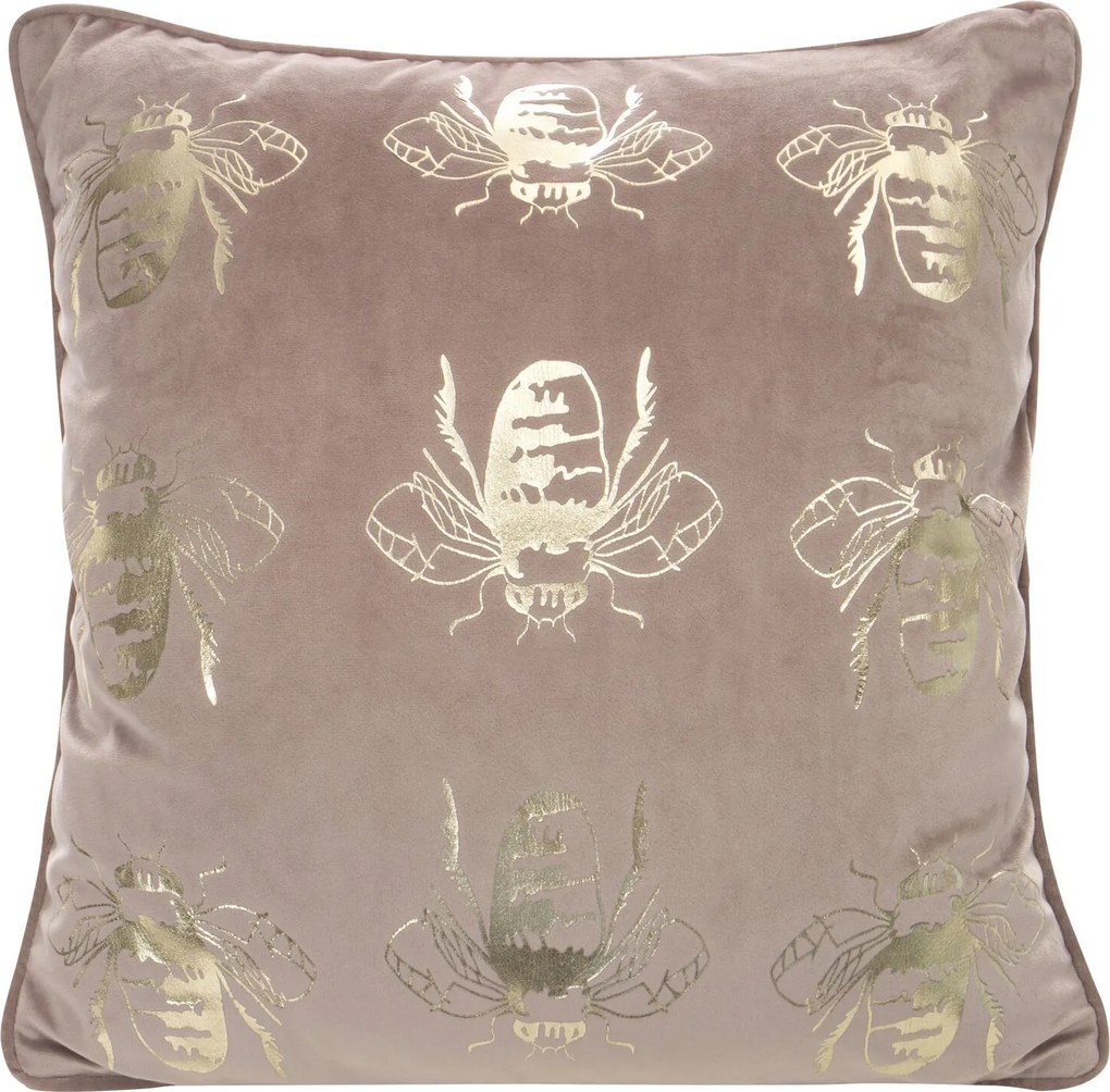 DEKORAČNÁ OBLIEČKA NA VANKÚŠ BLINK15 45X45 CM PÚDROVÁ