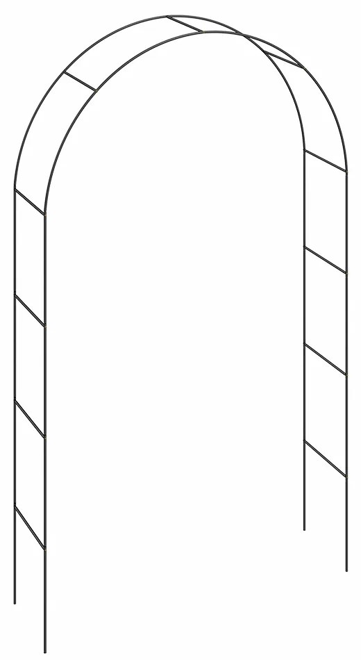 InternetovaZahrada Konštrukcia na popínavé rastliny - 240x140x37cm