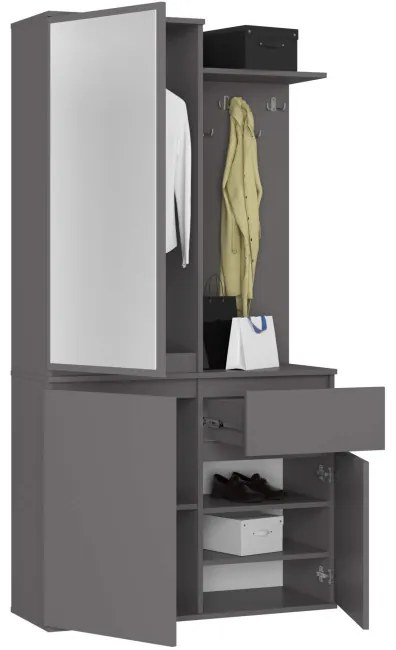 Predsieňová zostava ENTRO grafitová