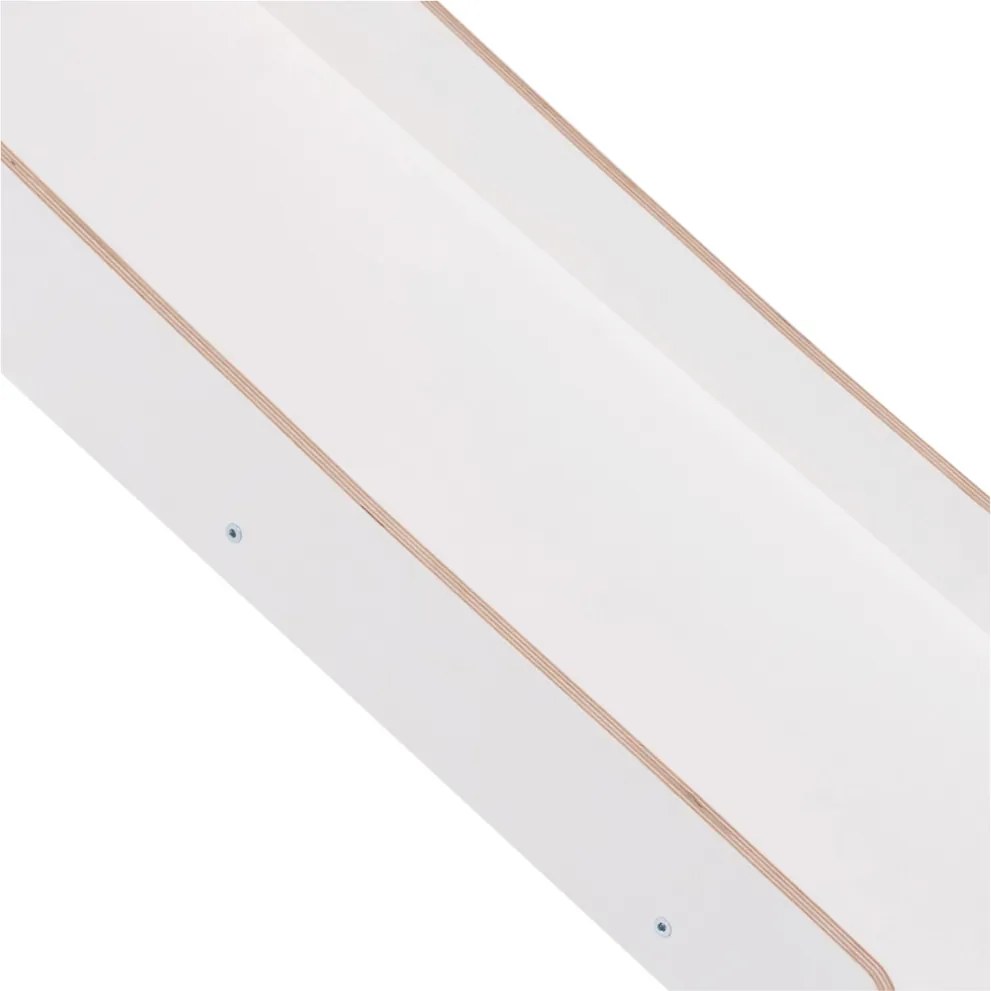 Drevená šmýkačka Baby biela