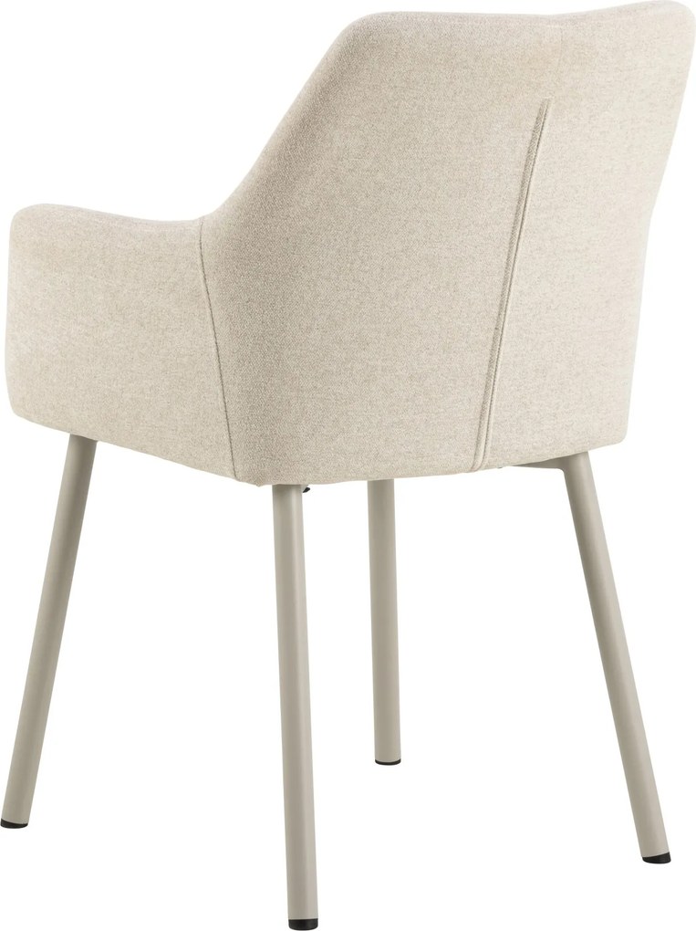 VERA Béžové (tkanina Apia 453)/béžový rám – MODERNÁ ČALÚNENÁ KRESLOVÁ STOLIČKA DO OBÝVAČKY/JEDÁLNE LOFT