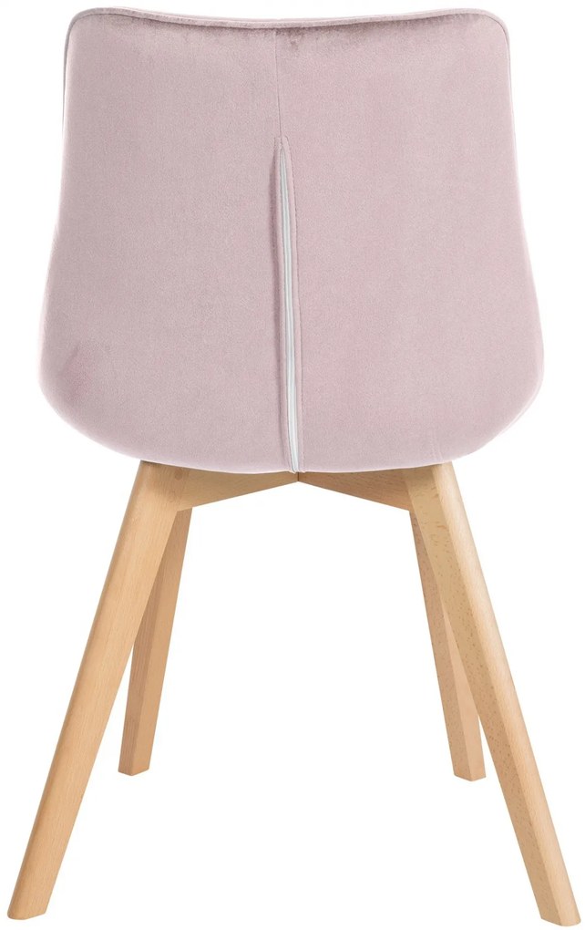 Stolička Brook - zamat - Ružová