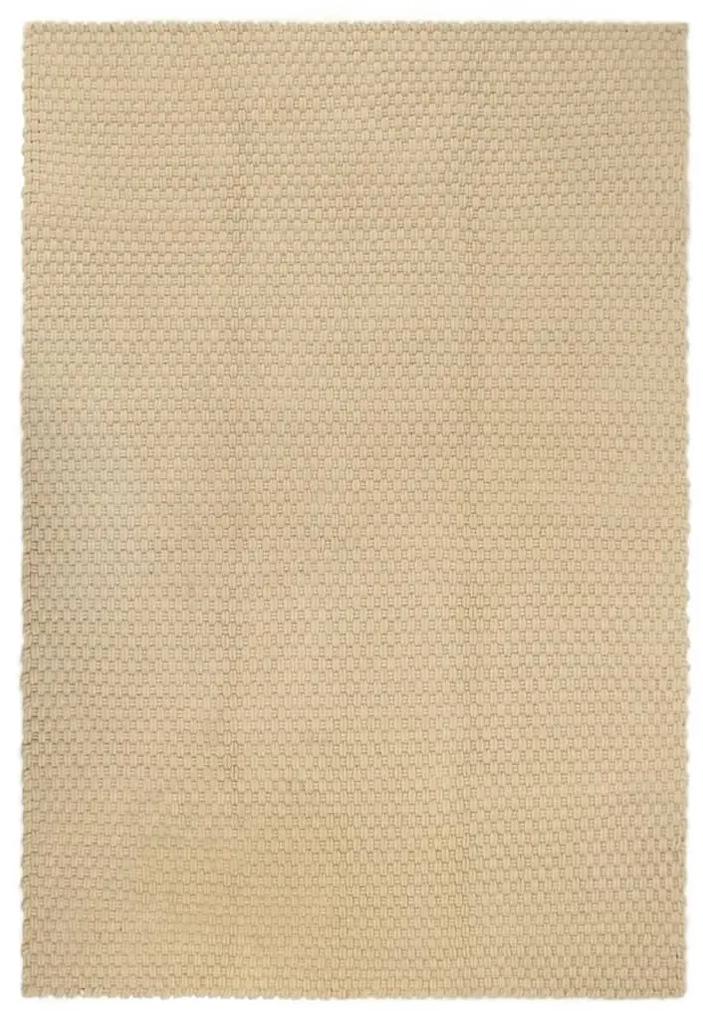 Koberec obdĺžnikový prírodný 160x230 cm bavlna