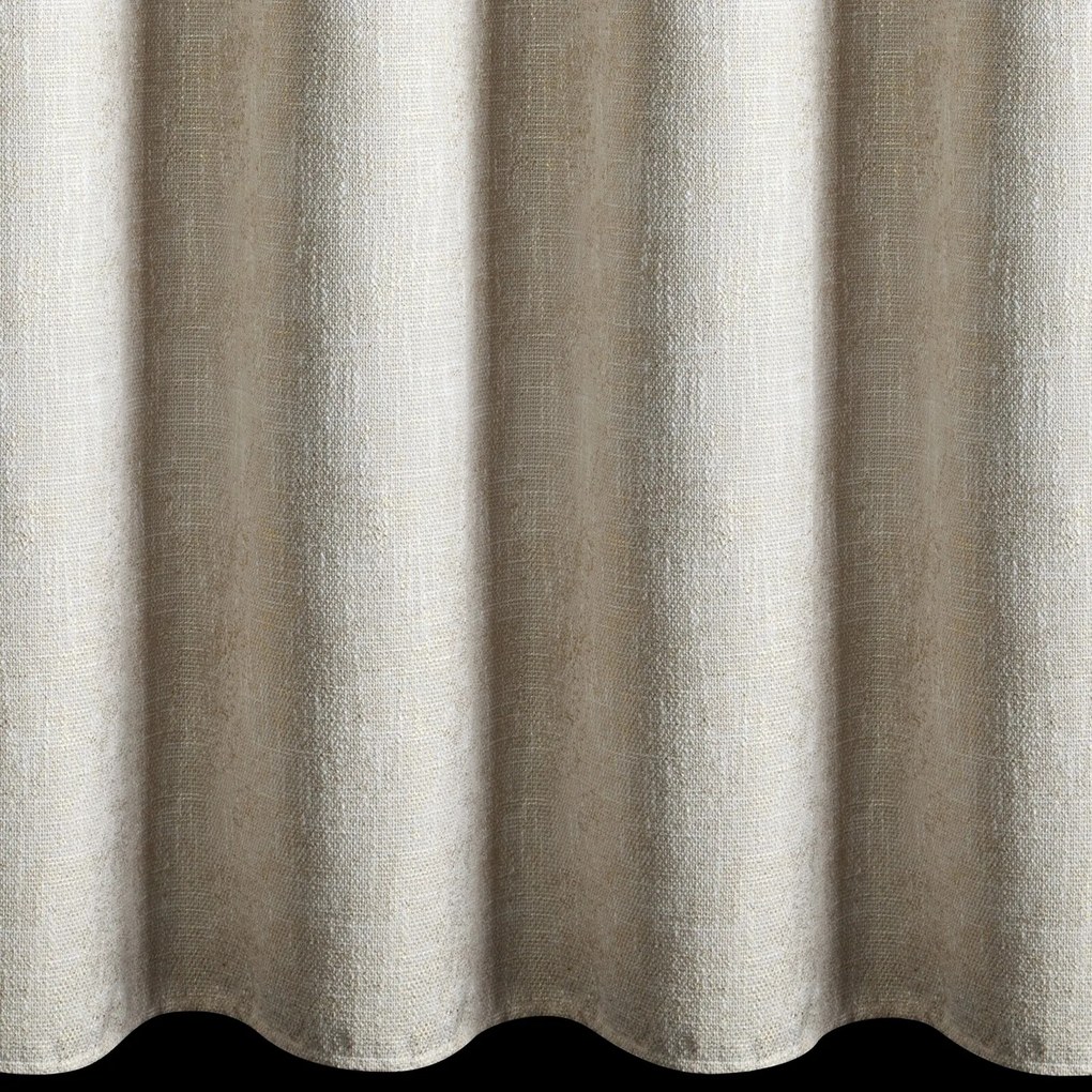 EUROFIRANY ZATEMŇOVACÍ ZÁVES NA KRÚŽKOCH BITSY 140X250 CM ŠAMPANSKÁ