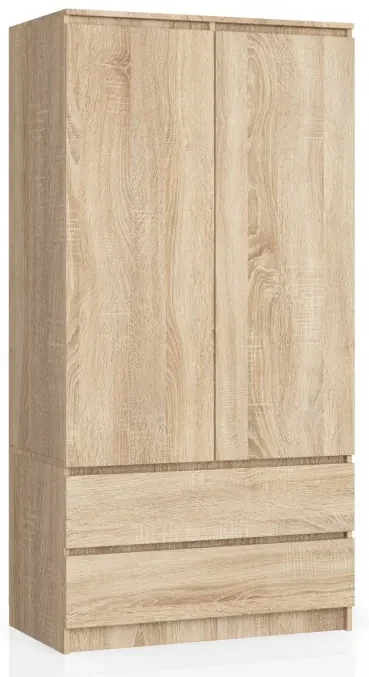 Skriňa S 90 cm 2D 2SZ CLP sonoma