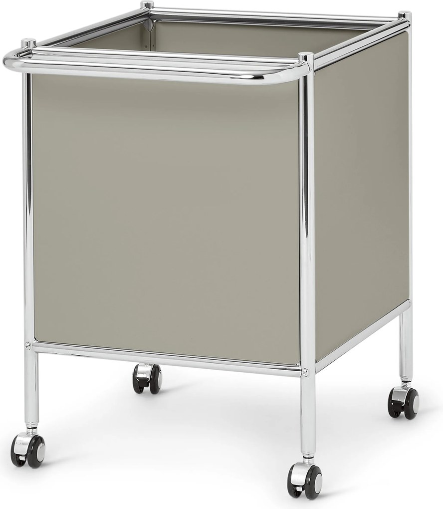 Kovový bočný vozík »CN3 Kids« s kolieskami, svetlosivý