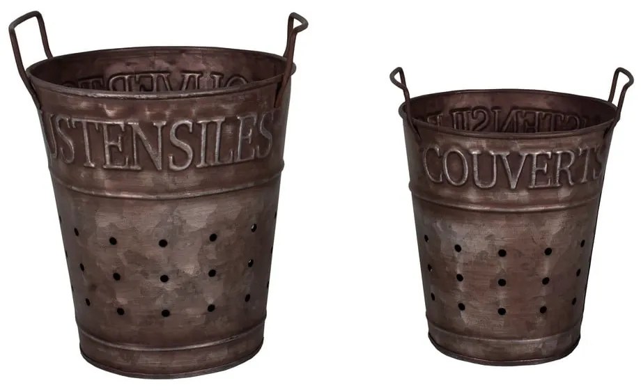 Kovové stojany na kuchynské náčinie 2 ks - Antic Line