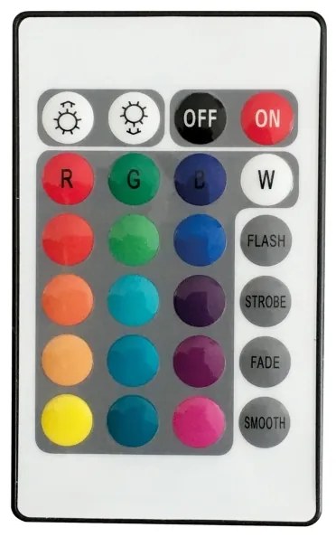 LED RGBW Solárna lampa BALL LED/3,2V 500 mAh pr. 30 cm IP65 + diaľkové ovládanie