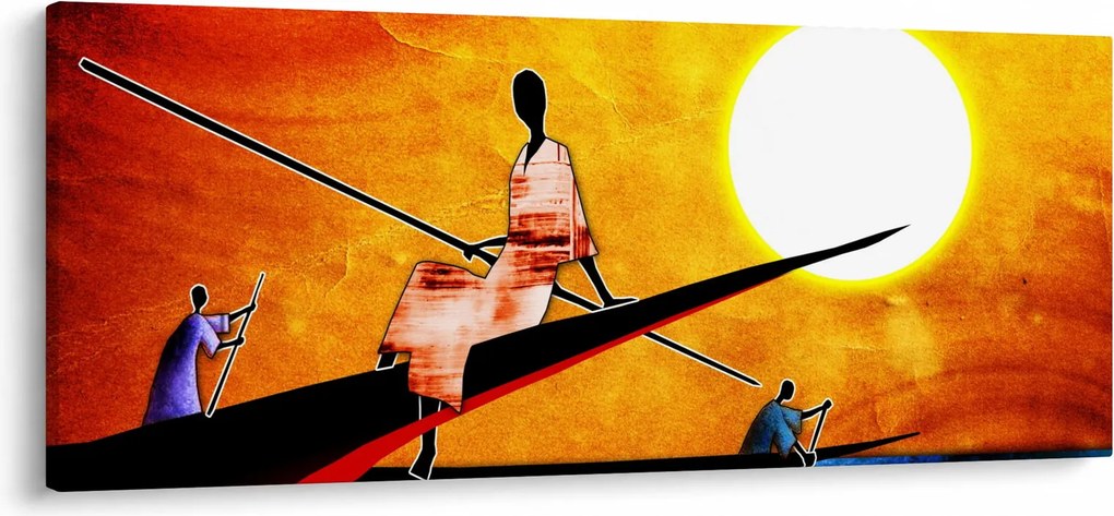 Obraz dobovej starovekej maľby (120x50 cm)