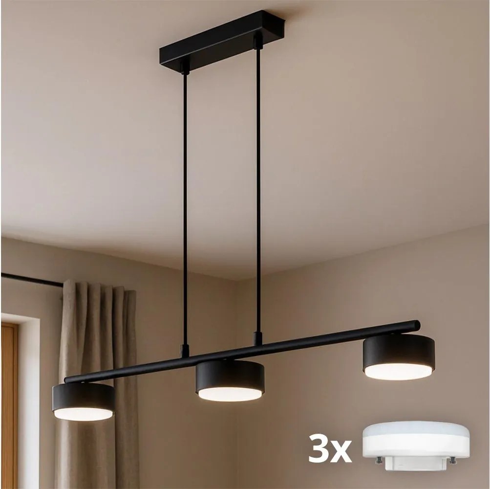 Brilagi - LED luster na lankách MONO 3xGX53/30W/230V čierna