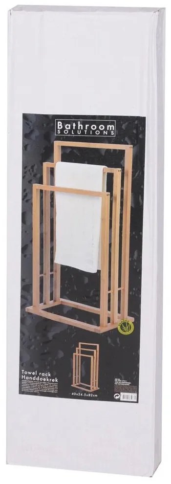 Bathroom Solutions Stojan na uteráky Dylan, bambus