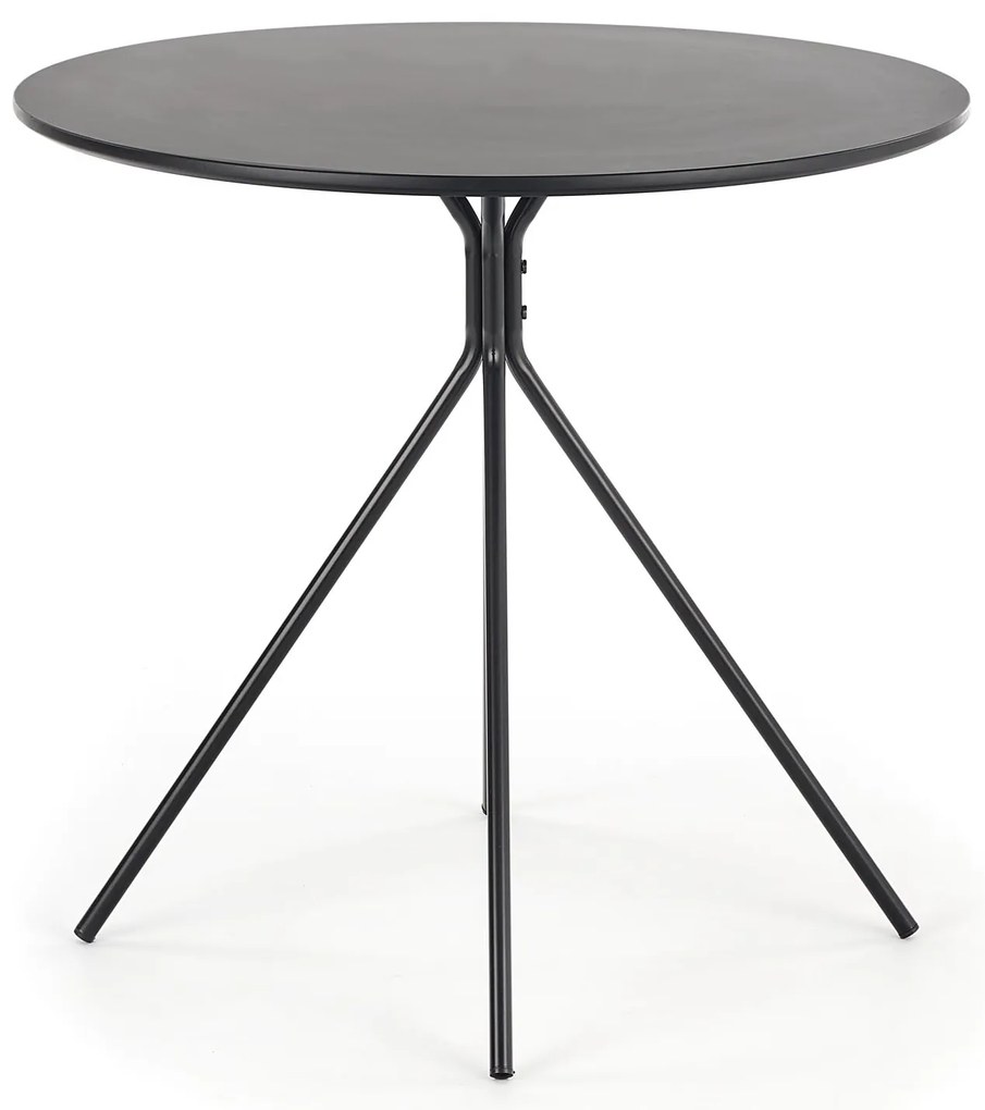 Čierny jedálenský stôl PHANTOM 80x80