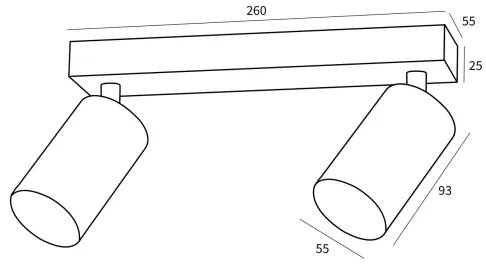 Immax NEO 07263Z - LED RGB+CCT Stmievateľné svietidlo NEO PUNTO 2xGU10/4,8W/230V