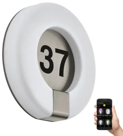 Eglo 98145 - LED Stmievateľné domové číslo MARCHESA-C LED/15W/230V IP44