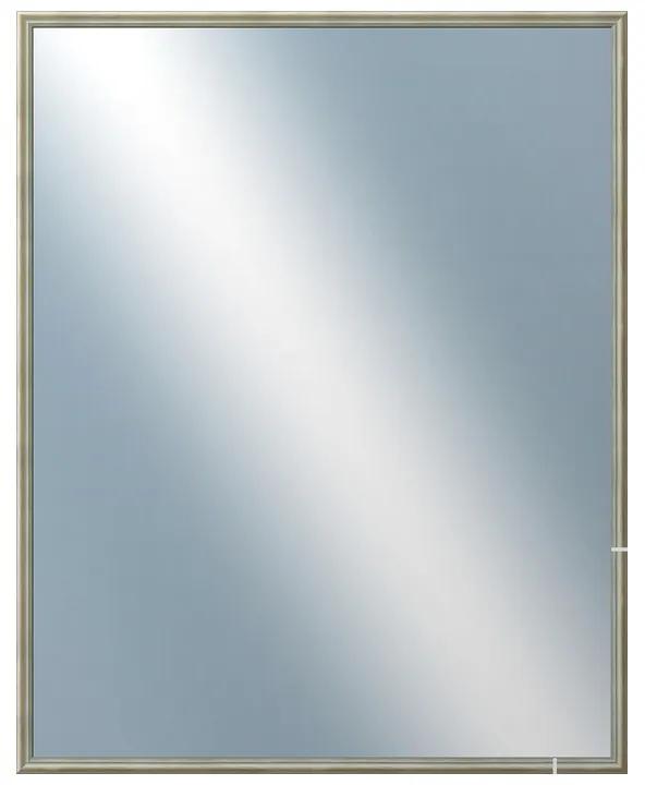 DANTIK - Zrkadlo v rámu, rozmer s rámom 80x100 cm z lišty Y-ka oranžová linka (3128)