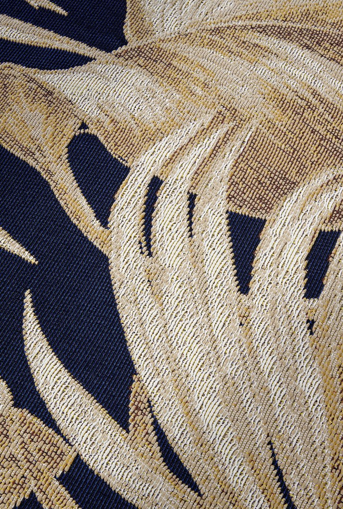 Villeroy & Boch, Kusový koberec Villeroy & Boch 106061 Blue, Gold – na von aj na doma, 200x285, viacfarebná, chodba / predsieň