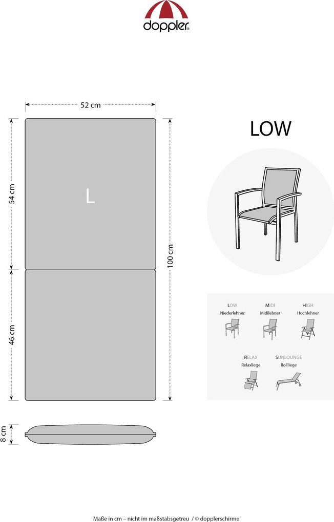 Doppler MOTION XL 8603 antracit/červená