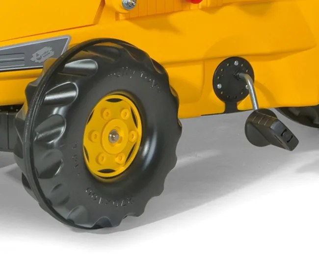 Šlapací traktor CAT s prednou aj zadnou lyžicou Rolly Toys 813001