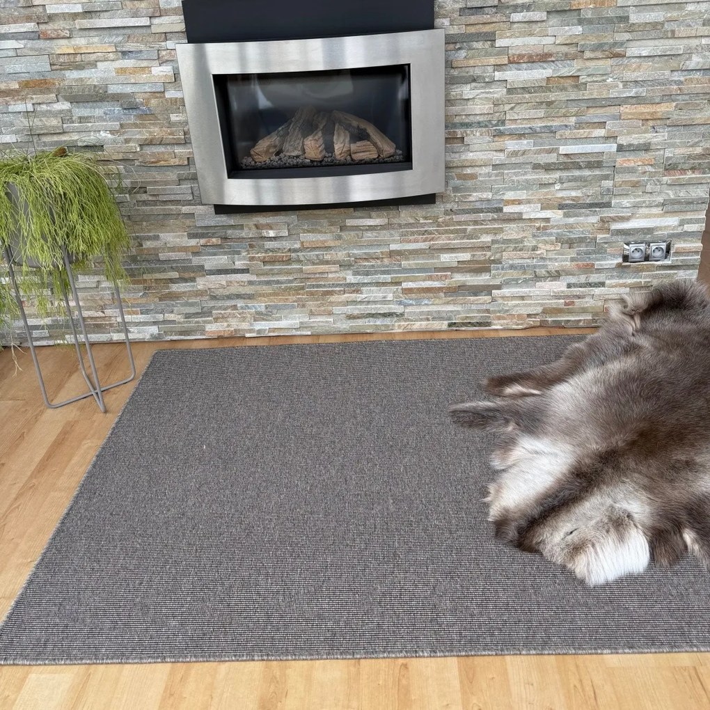 Kusový koberec Nature NEW hnedá štvorec, 400x400, hnedá, kuchyňa, Vopi