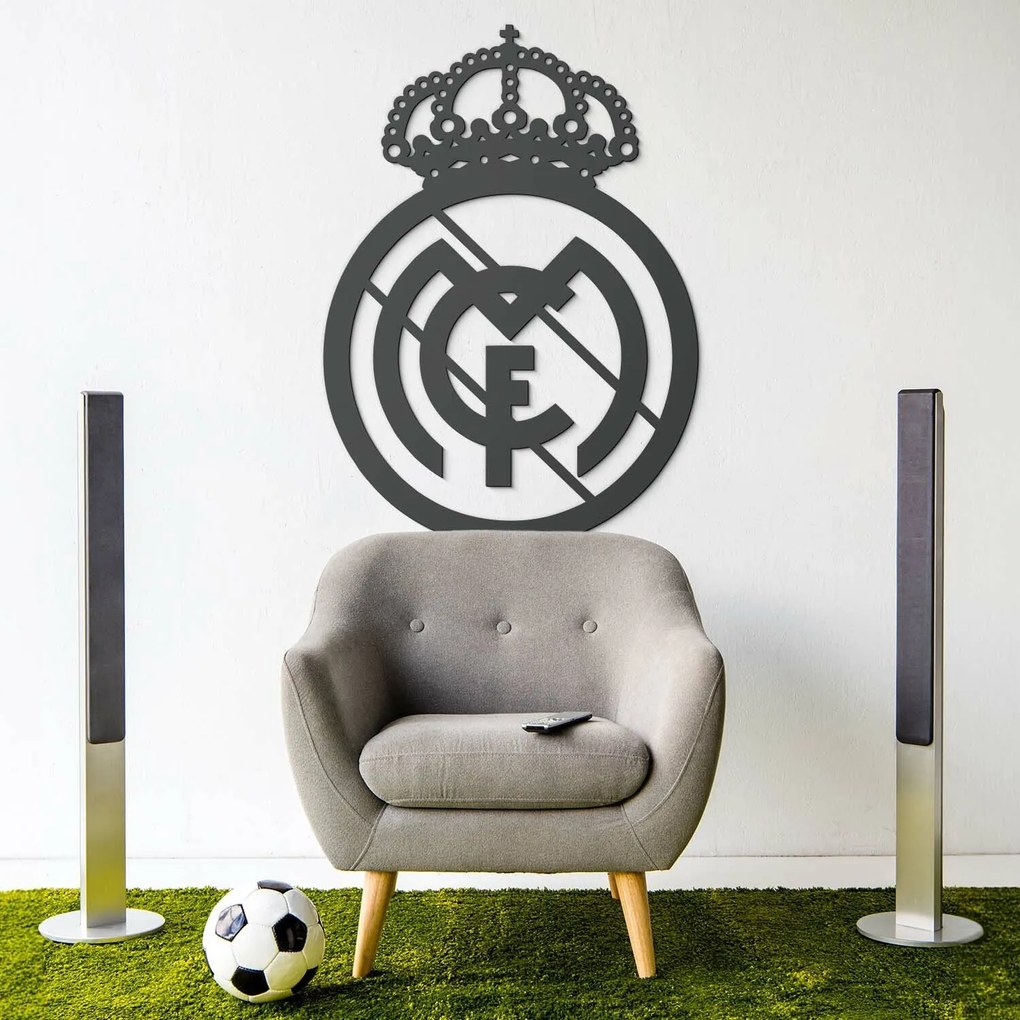 DUBLEZ | Drevená dekorácia na stenu - FC Real Madrid