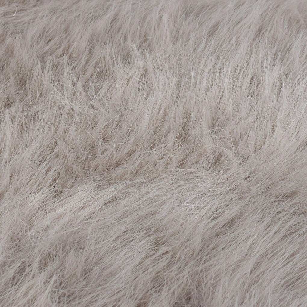 Flair Rugs, Kusový koberec Alpine Faux Fur Soft Grey, 160x230, šedá, obývacia izba