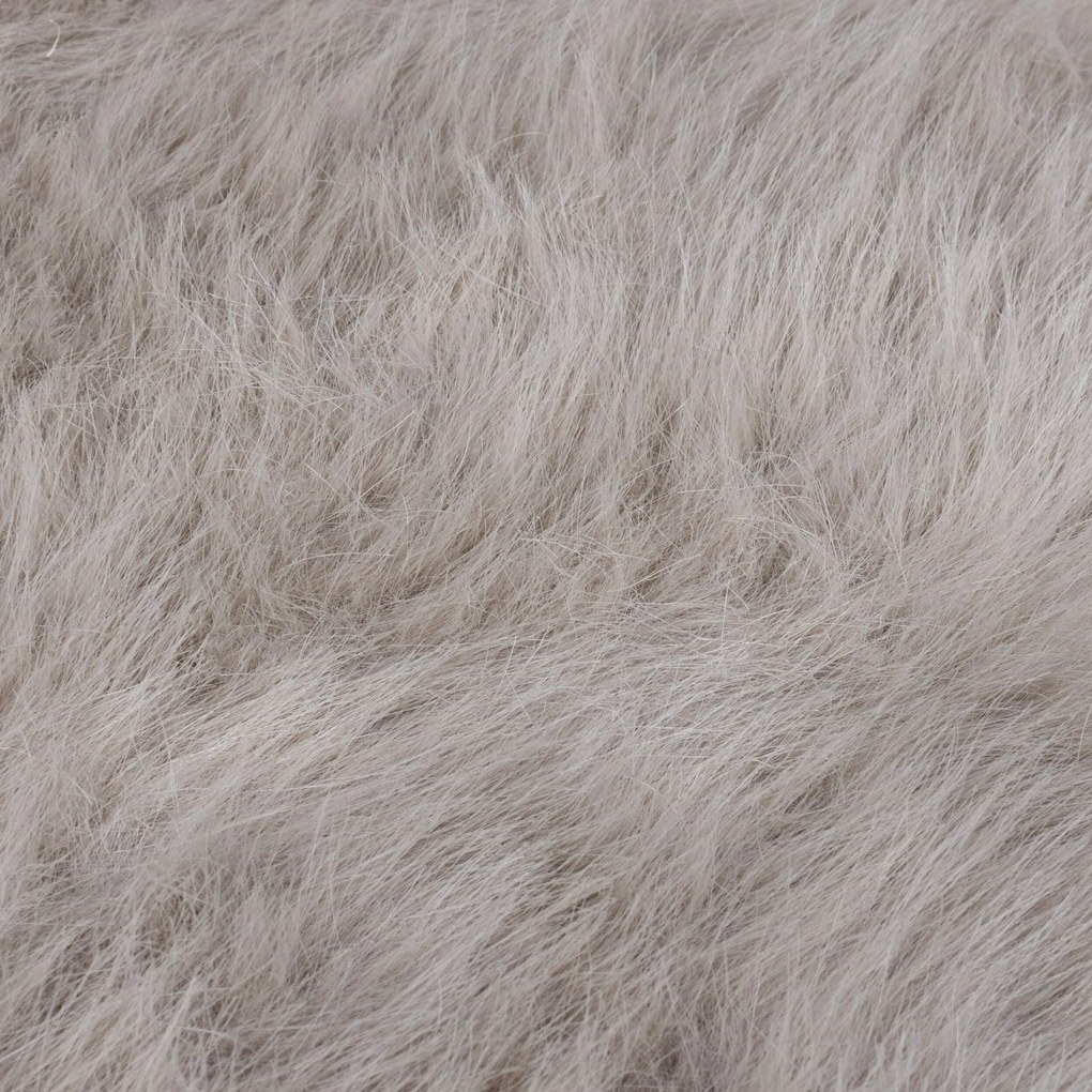 Kusový koberec Alpine Faux Fur Soft Grey, 180x290, šedá, obývacia izba, Flair Rugs