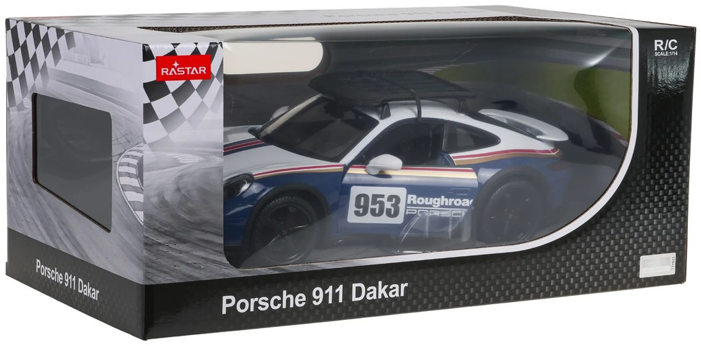 Auto na diaľkové ovládanie Porsche 911 Dakar Performance R/C model 1:14