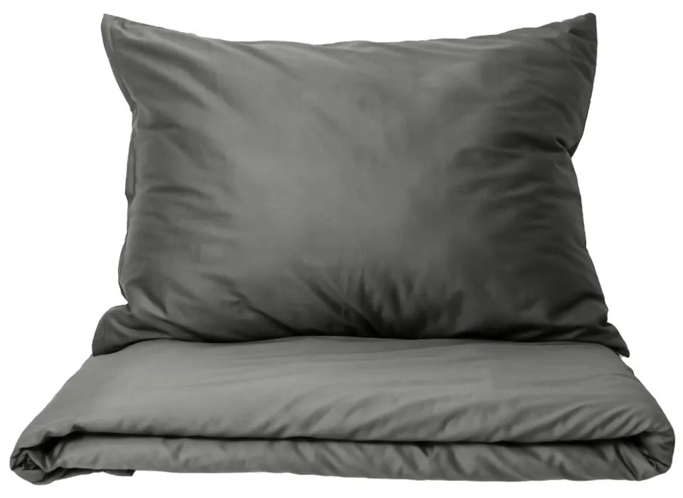 Polášek Obliečky z bavlneného saténu - Stone grey | 140 x 220 cm / 70 x 90 cm