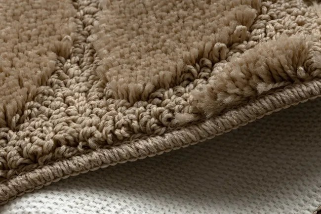 Kúpeľňový koberček SUPREME LINES kamienky, béžový