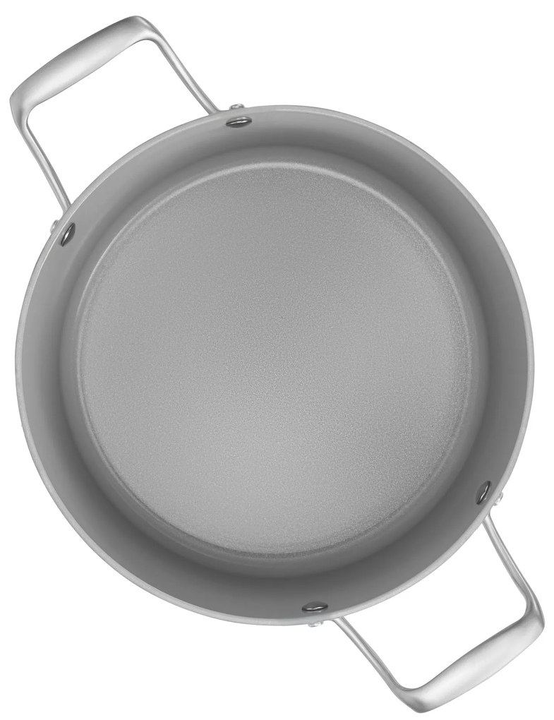 Elmich Nepriľnavý keramický hrniec Vital Ø 24 cm (6.3L) - krémovo biela