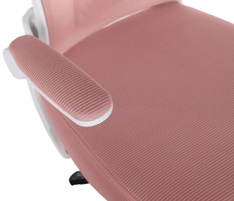 Detská otočná stolička Neoseat LEXI — látka, ružová