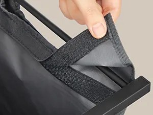 Kôš na bielizeň Vasagle Ovules 92 l sivý/hnedý
