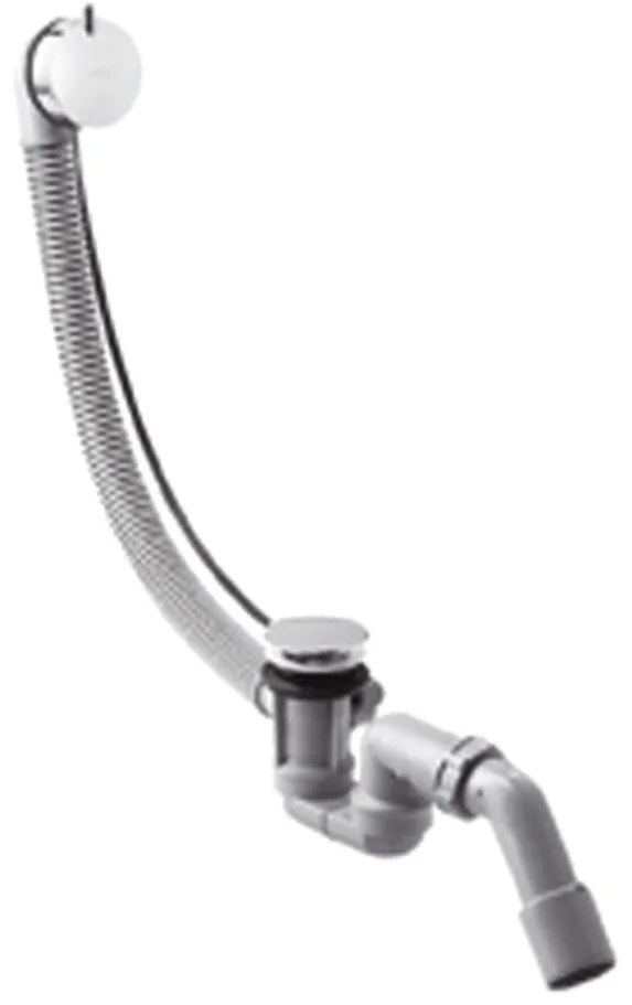 Hansgrohe Flexaplus S, vaňová odtoková a prepadová súprava, chrómová, HAN-58150000