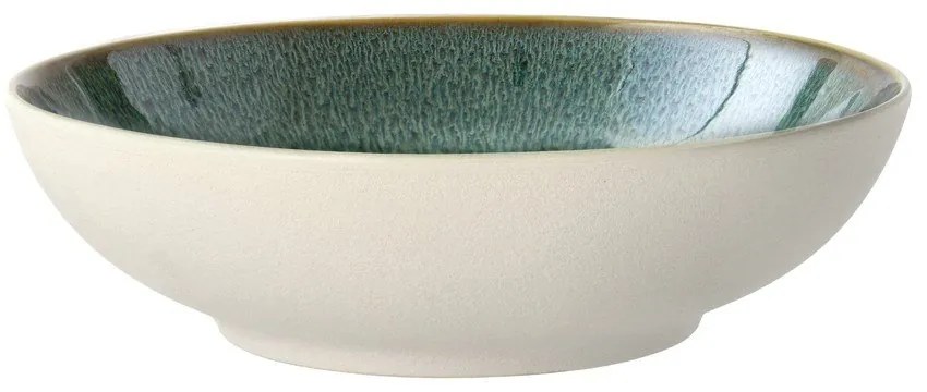 Biela/zelená miska z kameniny 900 ml Gastro White/Green – Bitz