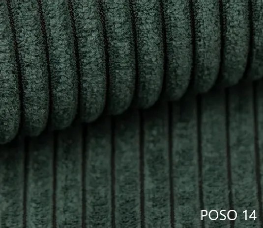 Rohová sedačka Baria (P) (tmavozelená). Akcia -20%. Vlastná spoľahlivá doprava až k Vám domov. 1133090