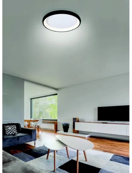 Azzardo AZ5069 -LED Stmievateľné stropné svietidlo ANTONIO LED/32W/230V čierna + DO