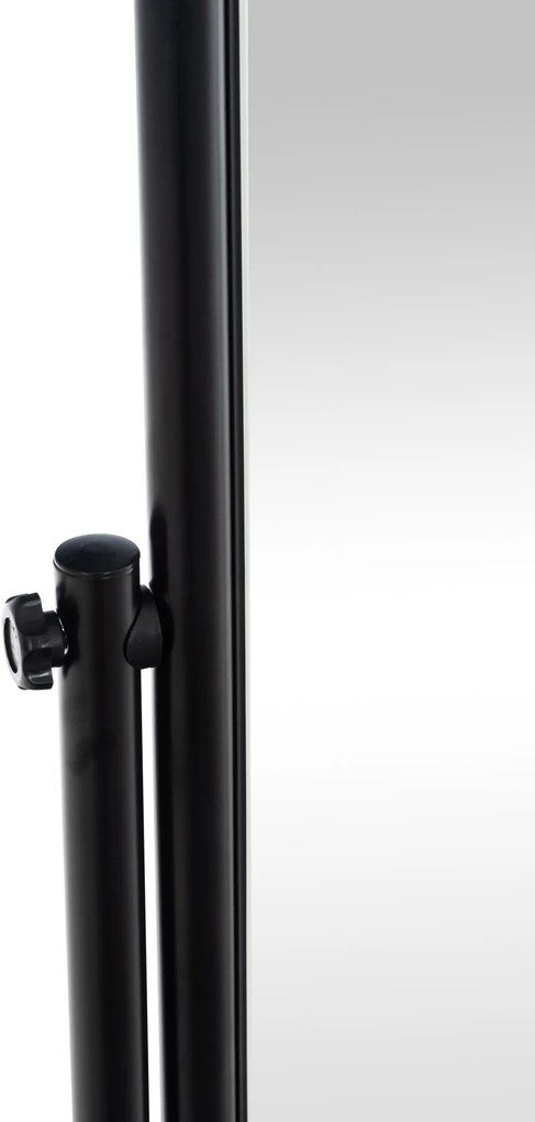 Stojace zrkadlo Medusa 317222 - 166x48x45 cm - Čierna