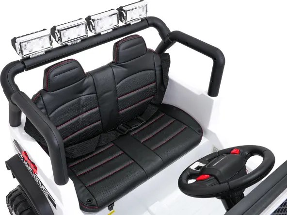 Elektrické autíčko Jeep BEAST 4x4 biele