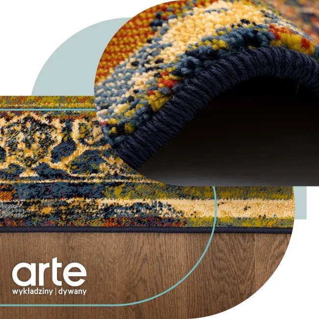 Koberec Agnella Standard Ruffino modrý