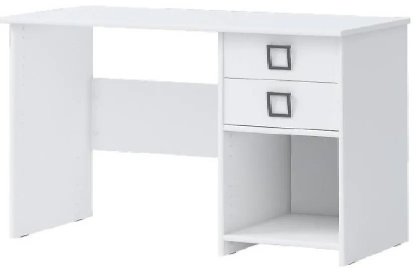 Písací stôl  Kiki KS6-BE/KI-15 biely/biely