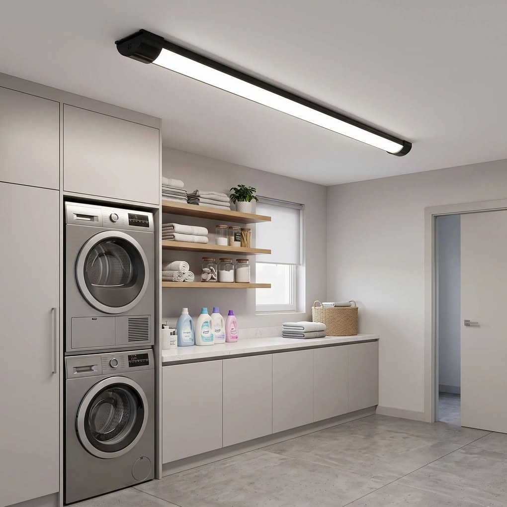 Toolight Toolight, JNH056-42N, lineárne LED svietidlo 150 cm, 42 W, 4000 K, čierna, OSW-56252