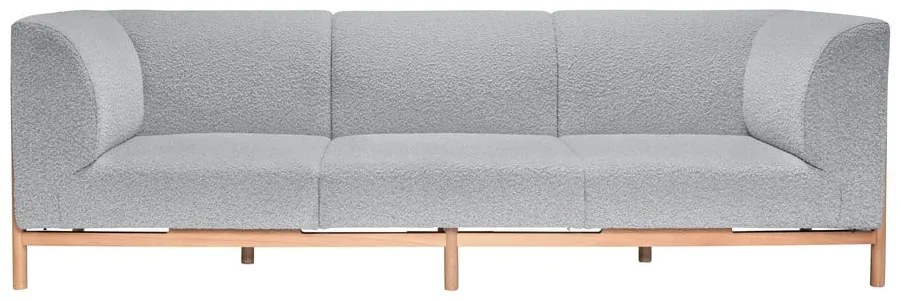 Sivá pohovka 257 cm Moment - Hübsch