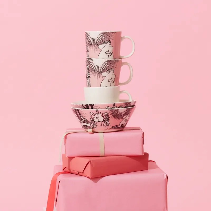 Hrnček Moomin Love 0,4l, ružový