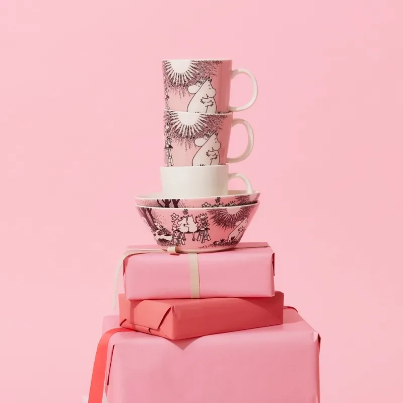 Hrnček Moomin Love 0,4l, ružový