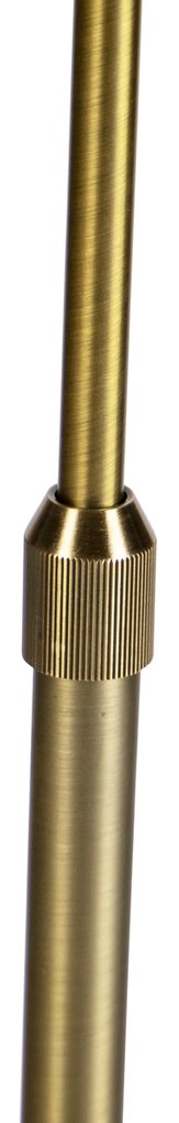 Stojaca lampa bronzová s tienidlom Granny krémová 45 cm nastaviteľná - Parte