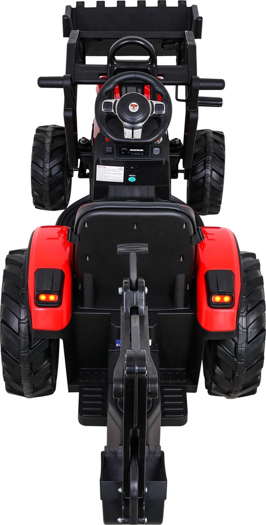 Ramiz Traktor s prívesom 720-T červený