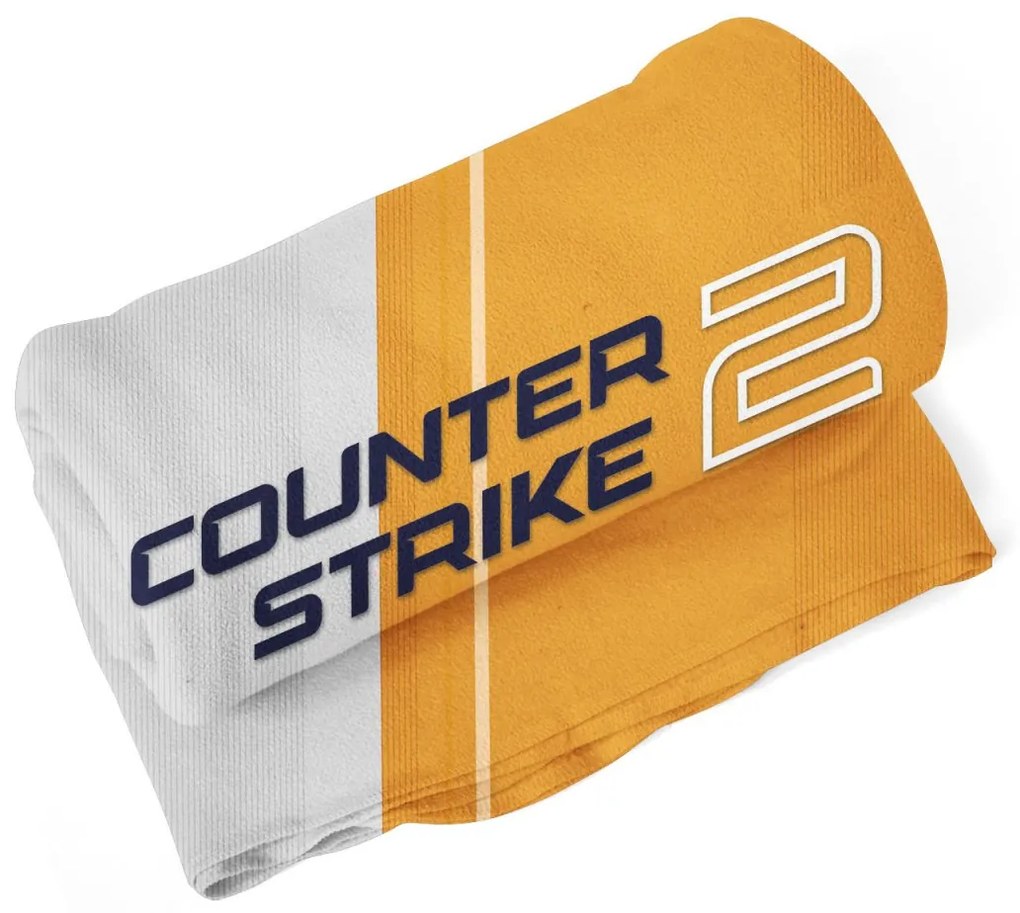 Sablio Deka Counter Strike 2 Oranžová - 150x120 cm