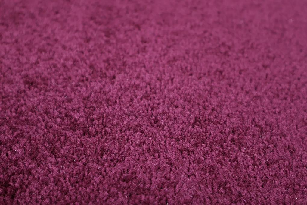 Vopi koberce Kusový koberec Eton fialový 48 kruh - 400x400 (priemer) kruh cm