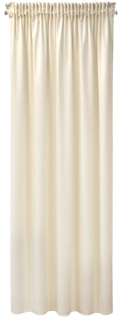 ZATEMŇOVACÍ ZÁVES NA PÁSKE PIERRE CARDIN SIBEL 140X270 CM KRÉMOVÁ