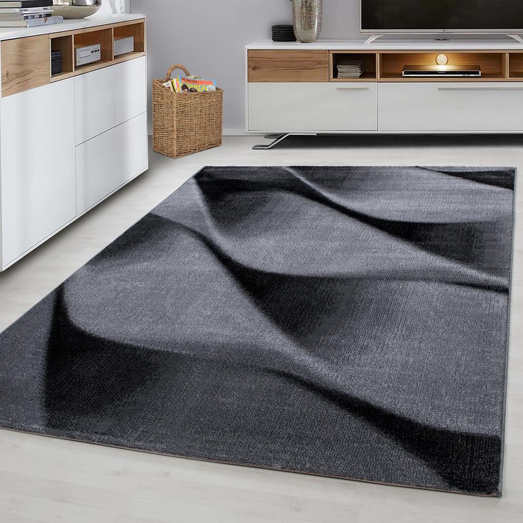 Ayyildiz koberce AKCIA: 80x150 cm Kusový koberec Parma 9240 black - 80x150 cm